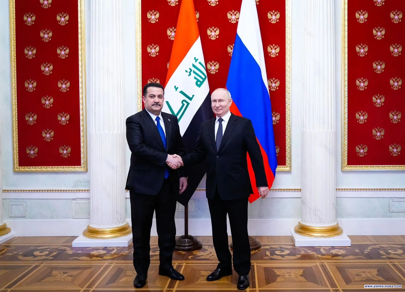 السوداني يؤكد لبوتين دعم العراق لجهود الاستقرار في المنطقة